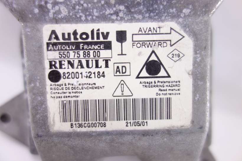 Centralita de airbag Renault Laguna 8200142184 550758800 550 75 88 00 AD - foto 2