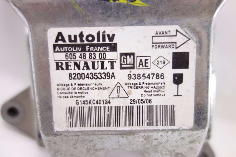 Centralita de airbag Renault Traffic 8200435339A 605488300 605 48 83 00 AE - foto 2