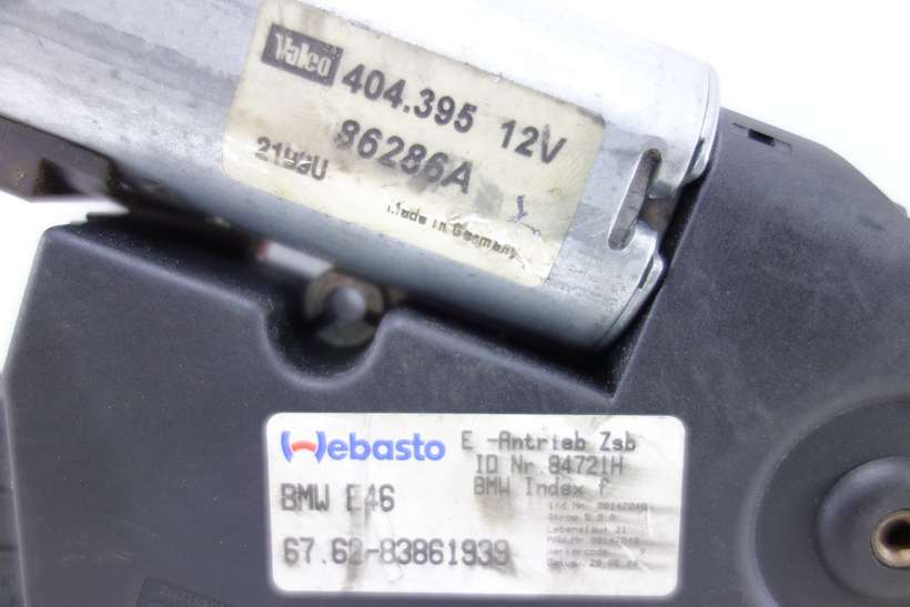 Motor de elevalunas BMW E46 676283861939 67.62-83861939 Valeo 404395 404.395 86286A 05077720 05 0777 20 - foto 2