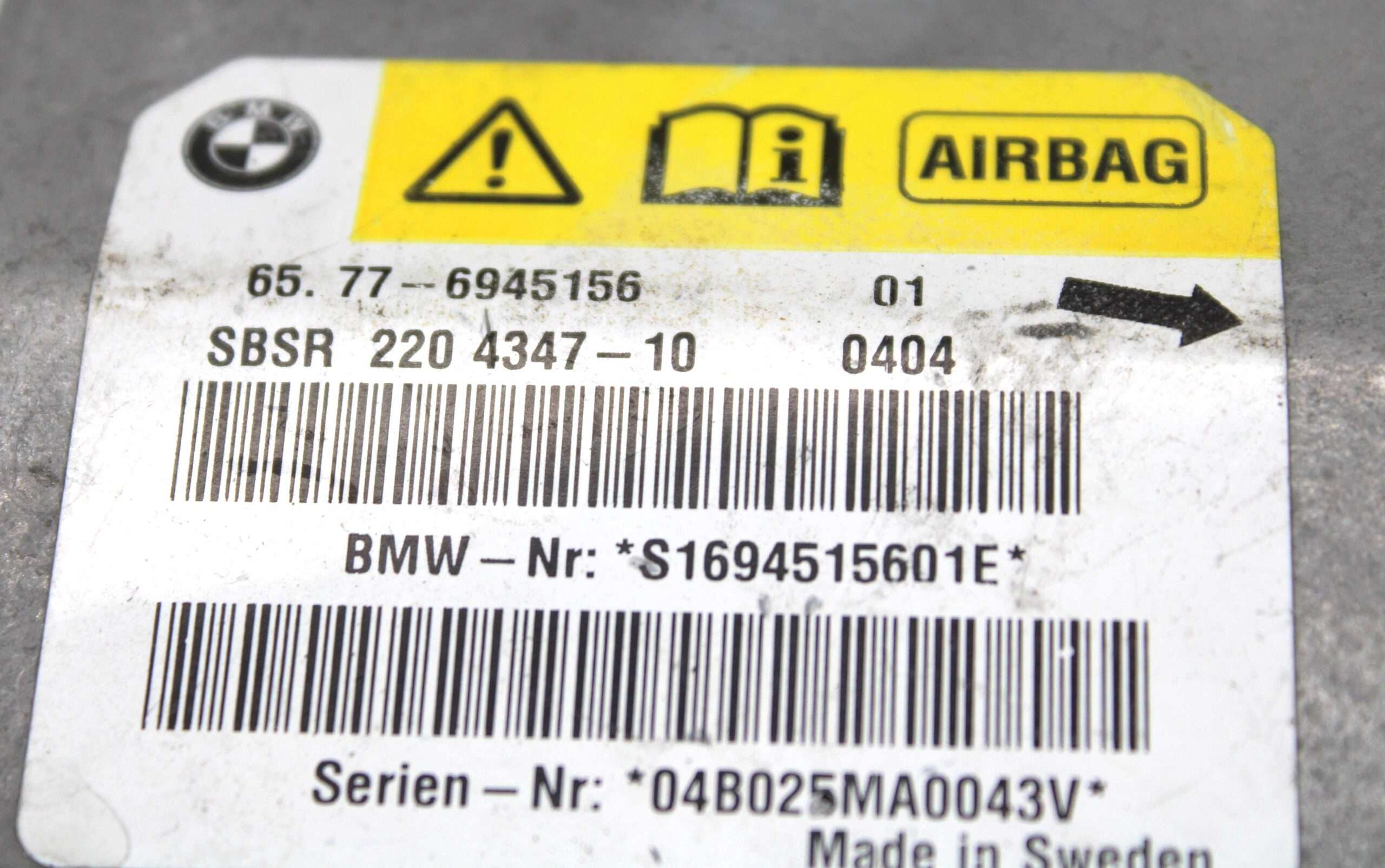 Centralita de Airbag BMW Z4 E85 - foto 2