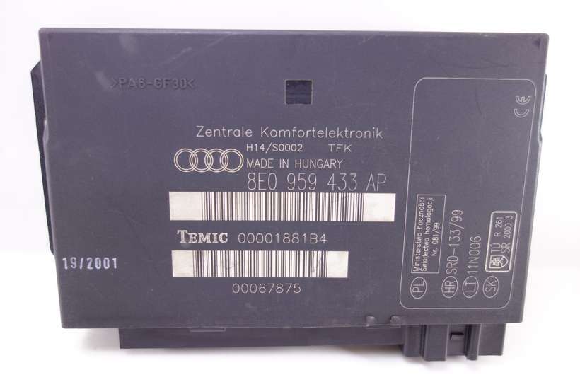 Módulo de confort Audi A4 - foto 1