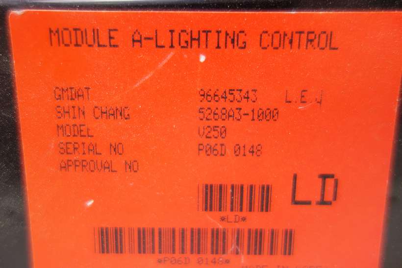 Dispositivo de control Chevrolet Epica 96645343 5268A31000 5268A3-1000 94580702 - foto 2