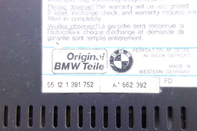 Radio display BMW E34 E32 65121391752 65 12 1 391 752 A1662392 A1 662 392 - foto 2
