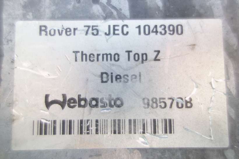 Motor de calefaccion Rover 75 75JEC104390 75 JEC 104390 JEC104390 Webasto 98570B 021232 - foto 2
