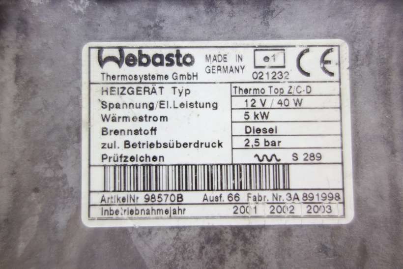 Motor de calefaccion Rover 75 75JEC104390 75 JEC 104390 JEC104390 Webasto 98570B 021232 - foto 3