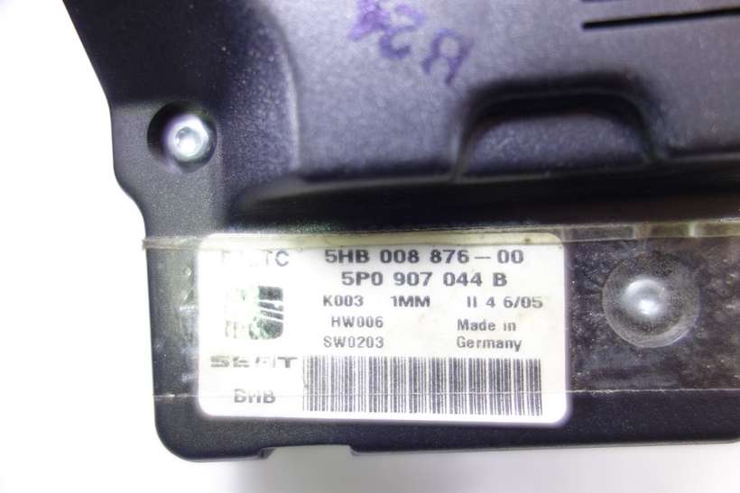 Radio display Seat Altea 5P0907044B 5P0 907 044 B 5HB00887600 5HB 008 876-00 - foto 2