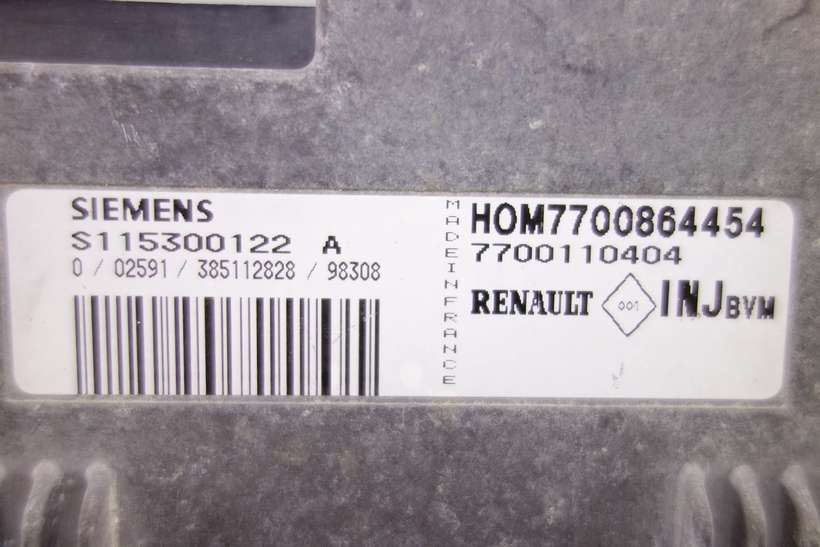 Centralita del motor Renault Megane HOM7700864454 7700110404 Siemens S115300122A - foto 2