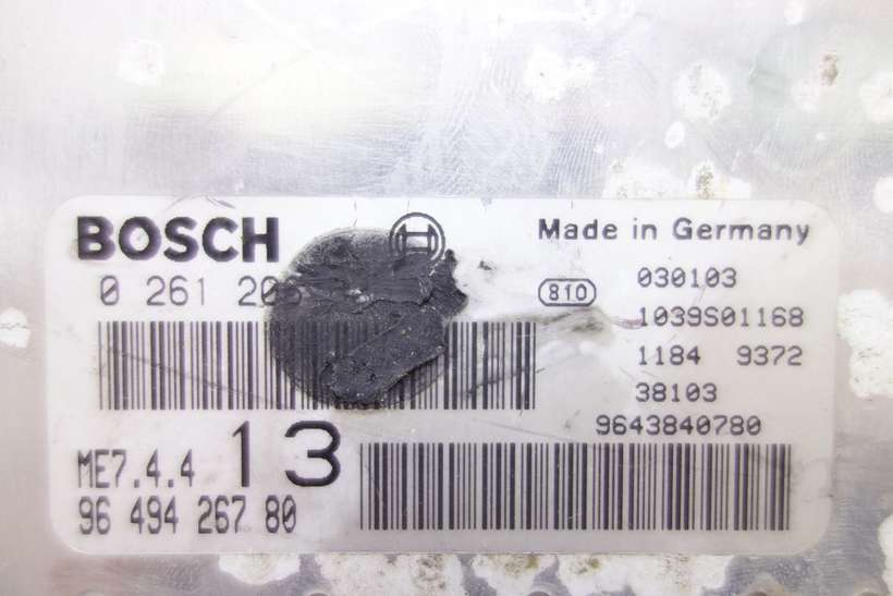 Centralita del motor Citroen Xsara 9649426780 96 494 267 80 9643840780 Bosch 0261206606 0 261 206 606 - foto 2