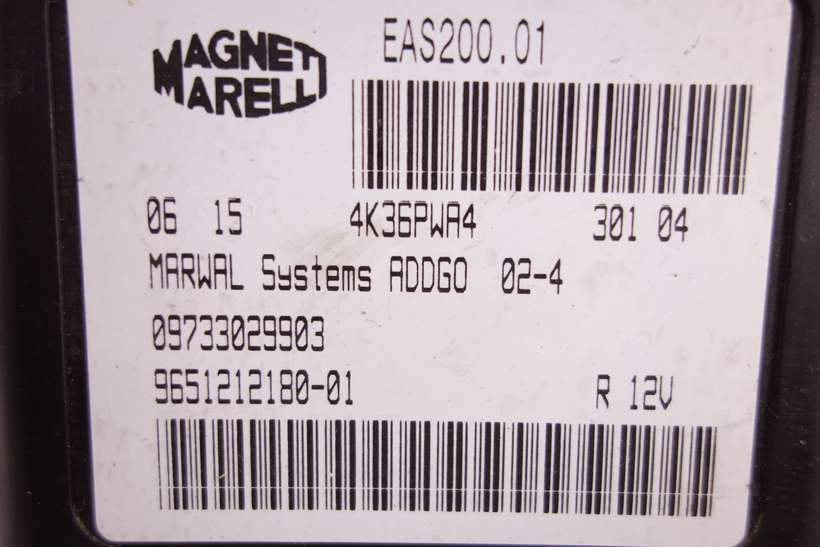 Modulo de control Peugeot 206 307 Citroen Xsara Picasso EAS20001 EAS200.01 4K36PWA4 09733029903 965121218001 9651212180-01 - foto 2