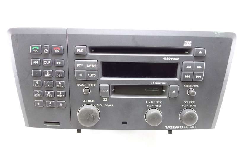 Radio display Volvo V70 XC70 S60 86511521 8651152-1 VO2640 11621329N 8673830 2204194D 9491217 9491792 - foto 1