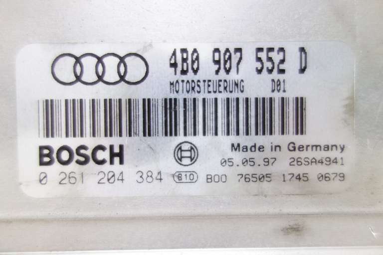 Centralita del motor Audi A6 4B0907552D 4B0 907 552 D Bosch 0261204384 0 261 204 384 26SA4941 - foto 2