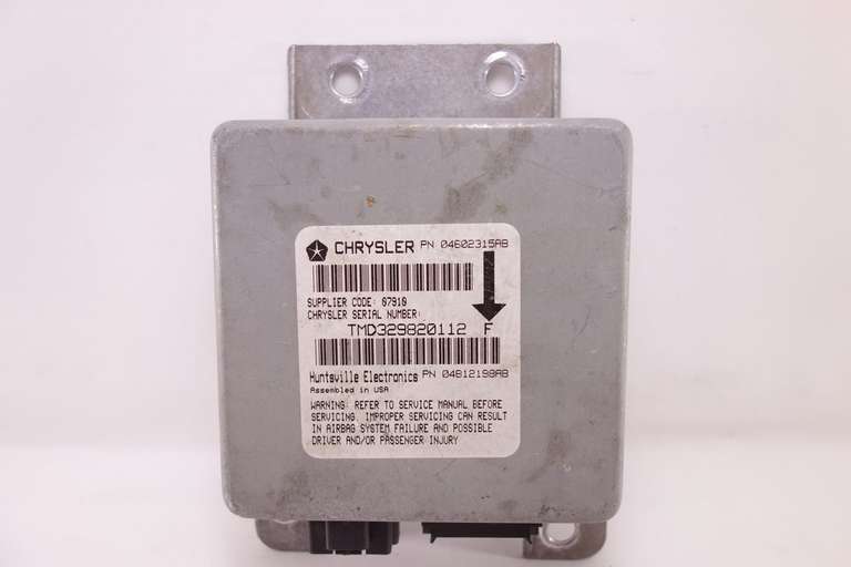 Centralita del airbag Chrysler Sebring Stratus PN04602315AB PN 04602315AB PN04812198AB PN 04812198AB - foto 1