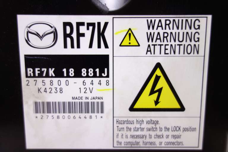 Centralita del motor Mazda 6 RF7K18881J RF7K 18 881J 2758006448 275800-6448 - foto 2