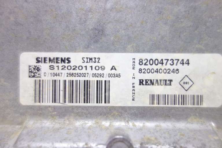 Centralita del motor Renault Clio 8200473744 8200400246 Siemens S120201109A S120201109 A - foto 2