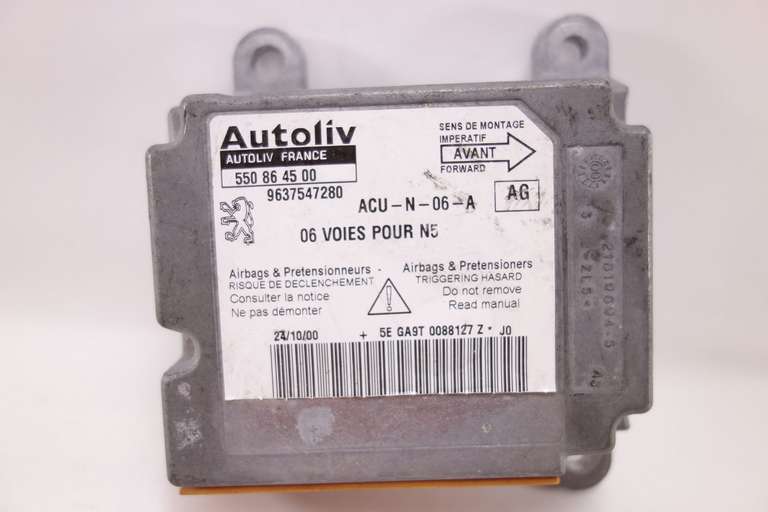 Centralita de airbag Peugeot 306 9637547280 550864500 550 86 45 00 AG - foto 1