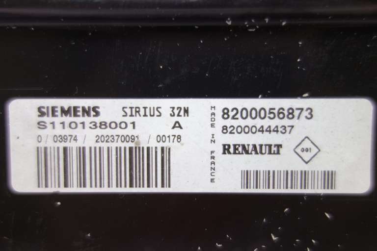 Centralita del motor Renault 8200056873 8200044437 Siemens S110138001A S110138001 A - foto 2