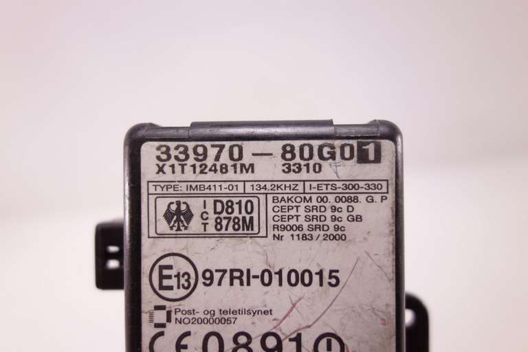 Lector de llave Suzuki Ignis 3397080G01 33970-80G01 X1T12481M - foto 2