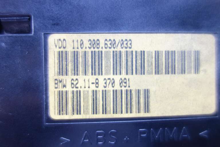 Cuadro de instrumentos BMW E39 62118369051 6211-8-369 051 62118370091 62.11-8 370 091 110308630033 110.308.630/033 - foto 4