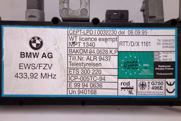 Antena BMW E39 E99940636 E 99 94 0636 5WK4576 5WK4577 5WK4580 - foto 2