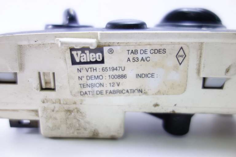 Panel de clima Renault Scenic 651947U 100886 A53100865U6 A53 100865U 6 - foto 3