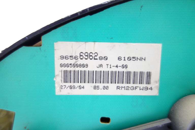 Cuadro de instrumentos Peugeot 206 9656696280 000500809 RM2GFW94 - foto 3