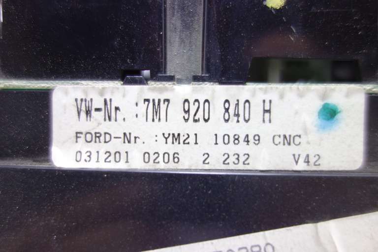 Cuadro de instrumentos Seat Alhambra 7M7920840H 7M7 920 840 H 110080035011 110.080/035/011 - foto 4