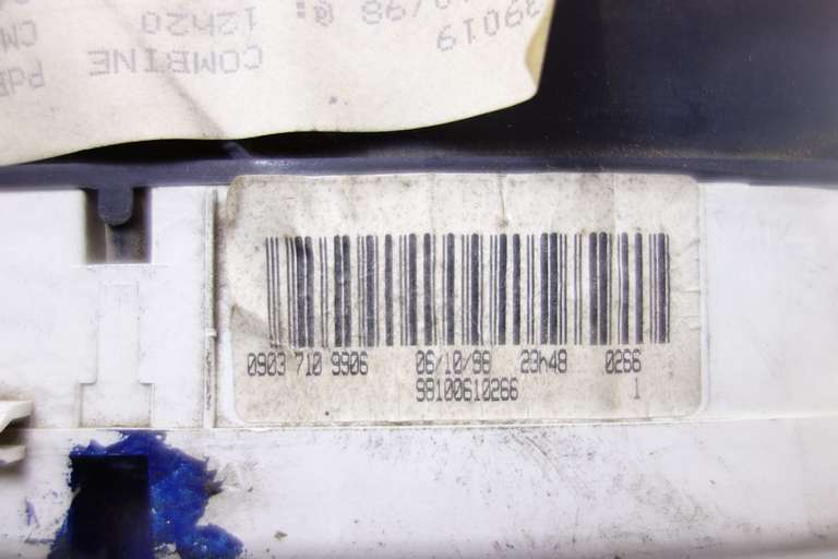 Cuadro de instrumentos Fiat Ulysse 98100610266 09037109906 0903 710 9906 - foto 3