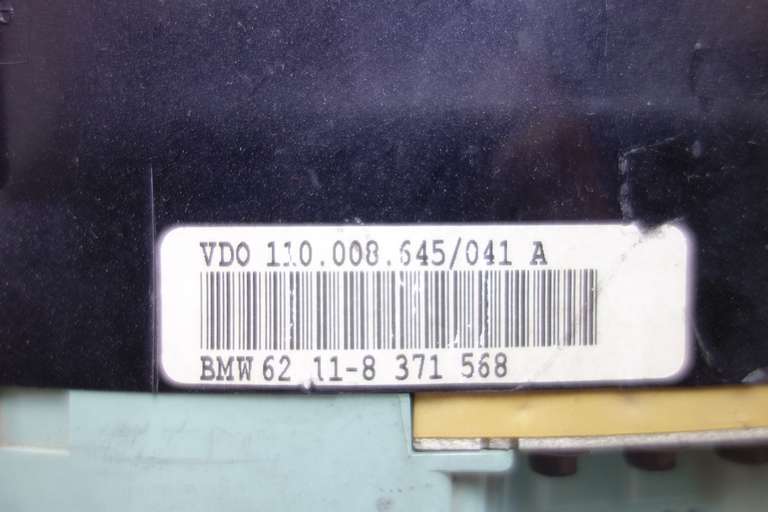 Cuadro de instrumentos BMW E36 62118371568 62 11-8 371 568 110008645041A 110.008.645/041 A INDEX 58 - foto 3