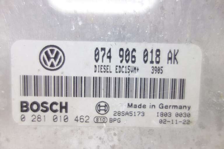 Centralita del motor VW Transporter 074906018AK 074 906 018 AK Bosch 0281010462 0 281 010 462 28SA5173 - foto 2