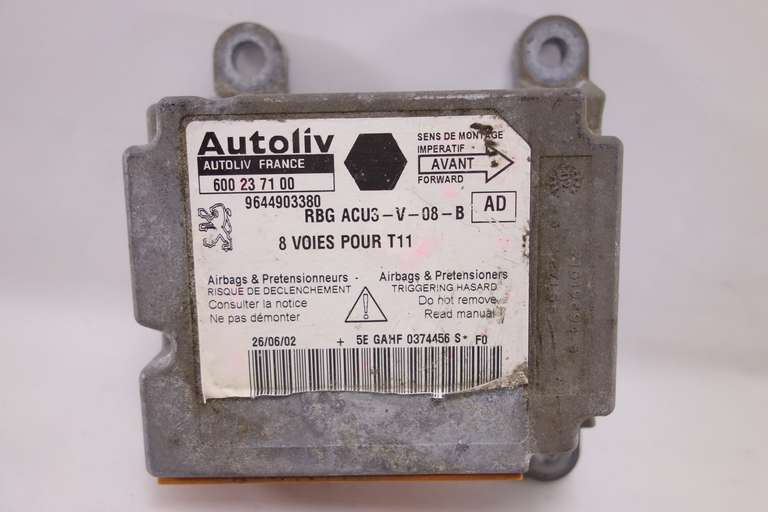 Centralita de airbag Peugeot 206 9644903380 600237100 600 23 71 00 AD - foto 1
