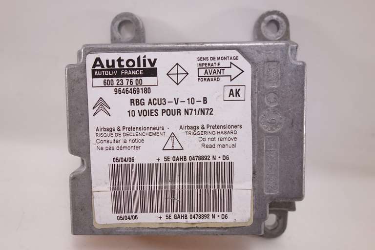 Centralita de airbag Citroen Xsara 9646469180 600237600 600 23 76 00 AK - foto 1