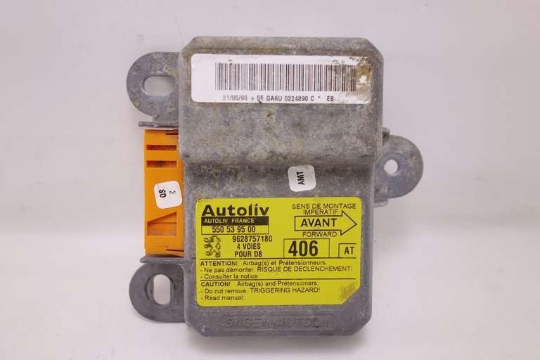 Centralita de airbag Peugeot 406 9628757180 550539500 550 53 95 00 AT - foto 1