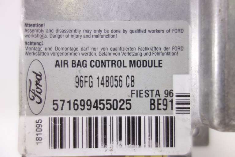 Centralita de airbag Ford Fiesta 96FG14B056CB 96FG 14B056 CB - foto 2