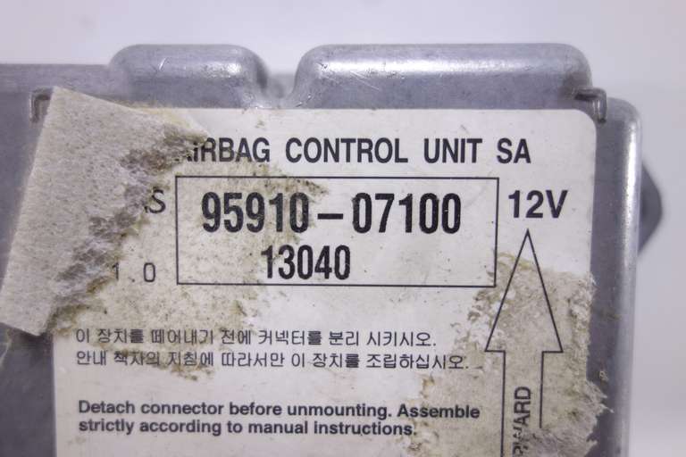 Centralita de airbag Kia Picanto 9591007100 95910-07100 - foto 2