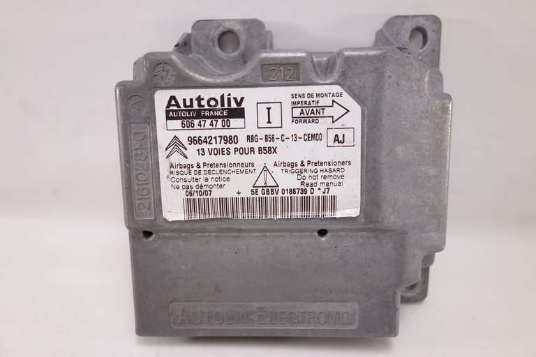 Centralita de airbag Citroen C4 Picasso 9664217980 606474700 606 47 47 00 AJ - foto 1