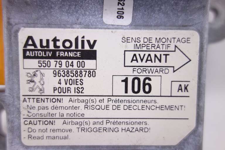 Centralita de airbag Peugeot - foto 2