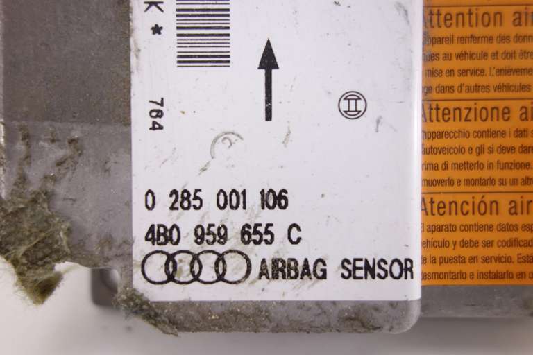 Centralita de airbag Audi A6 C5 4B0959655C 4B0 959 655 C 0285001106 0 285 001 106 - foto 2
