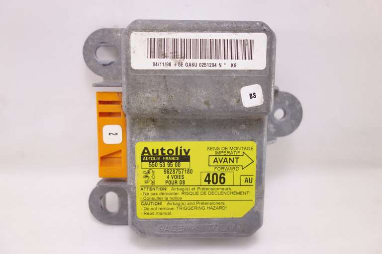 Centralita de airbag Peugeot 406 9628757180 550539500 550 53 95 00 AU - foto 1