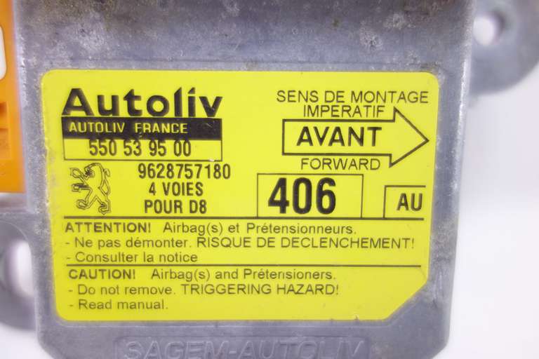 Centralita de airbag Peugeot 406 9628757180 550539500 550 53 95 00 AU - foto 2