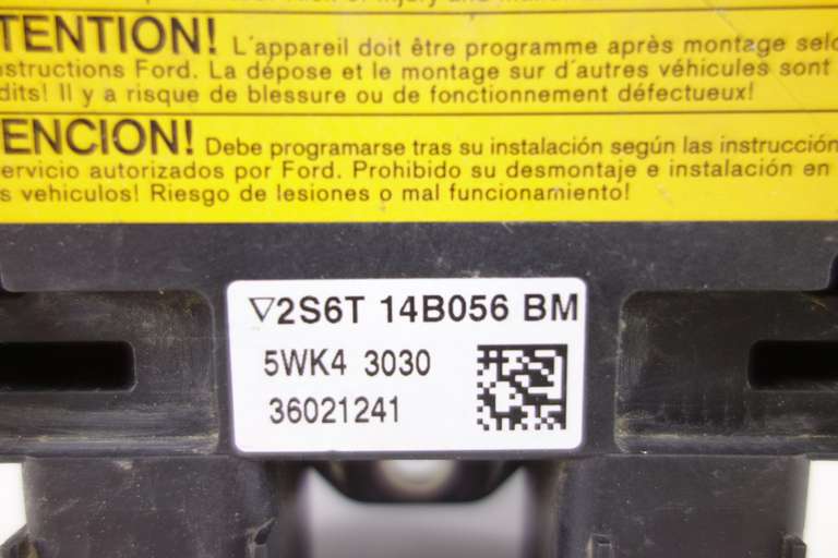 Centralita de airbag Ford Fusion 2S6T14B056BM 2S6T 14B056 BM 5WK43030 5WK4 3030 - foto 2