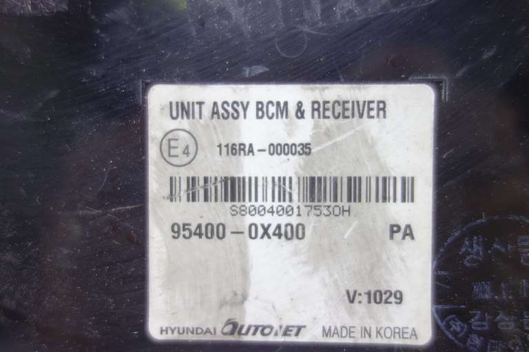 Modulo electronico Hyundai I10 954000X400 95400-0X400 116RA000035 116RA-000035 - foto 2