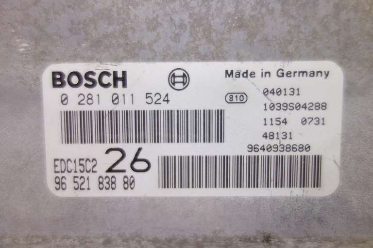 Centralita del motor Citroen C5 9652183880 96 521 838 80 9640938680 Bosch 0281011524 0 281 011 524 - foto 2