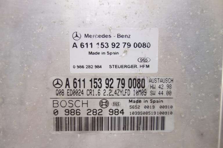 Centralita del motor Mercedes E290 E210 A61115392790080 A 611 153 92 79 0080 Bosch 0986282984 0 986 282 984 - foto 2