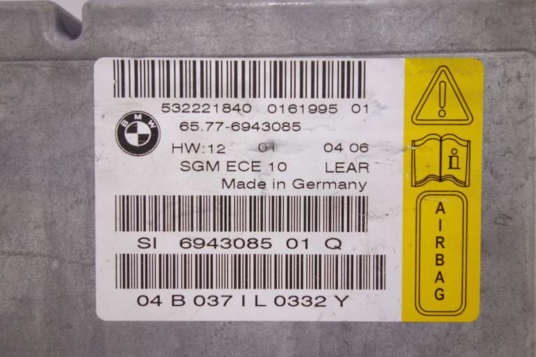 CENTRALITA AIRBAG BMW E60 E61 65776943085 65.77-6943085 532221840 - foto 2