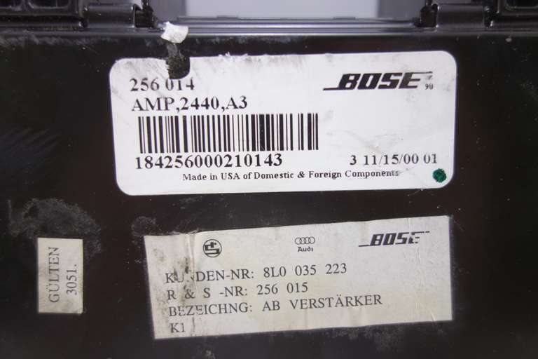 SISTEMA AUDIO / RADIO CD Audi A3 8L 8L0035223 8L0 035 223 - foto 2