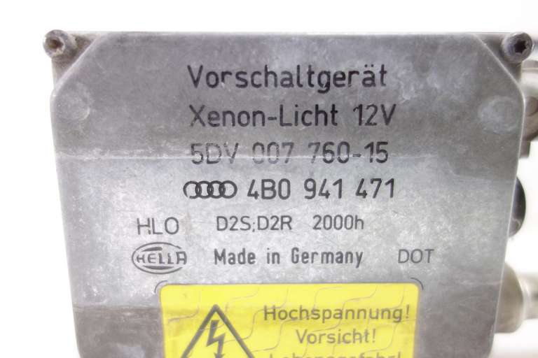 Modulo de control faro Xenon Audi A6 4B0941471 4B0 941 471 Hella 5DV00776015 5DV 007 760-15 - foto 2