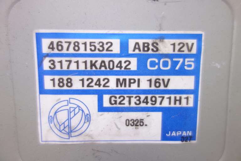 Centralita del motor Fiat Punto 46781532 31711KA042 1881242 188 1242 - foto 2