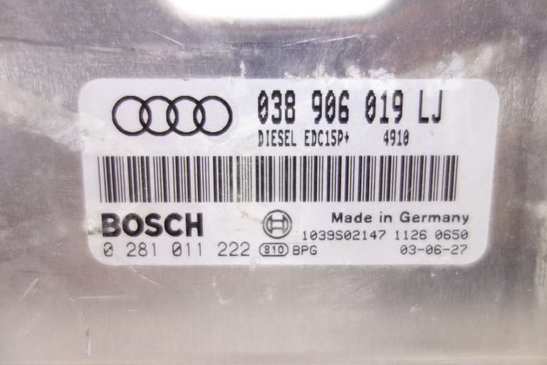 Centralita del motor Audi A4 8E B6 038906019LJ 038 906 019 LJ Bosch 0281011222 0 281 011 222 - foto 2