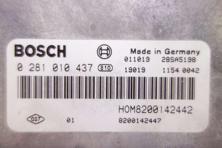 Centralita del motor Mitsubishi Carisma HOM8200142442 8200142447 28SA5198 Bosch 0281010437 0 281 010 437 - foto 2
