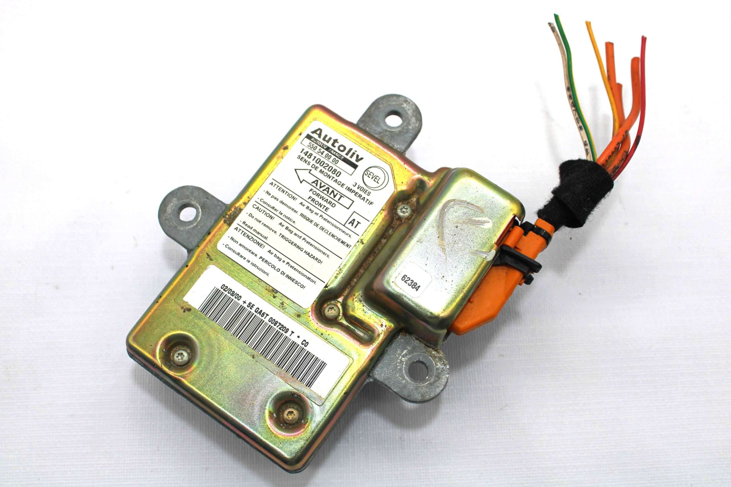 Centralita de airbag Fiat Scudo Peugeot Expert - foto 1